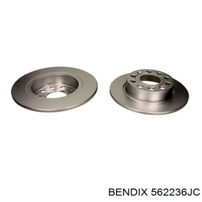 Задний тормозной диск Jurid/Bendix 562236JC цена, от 25.70 USD