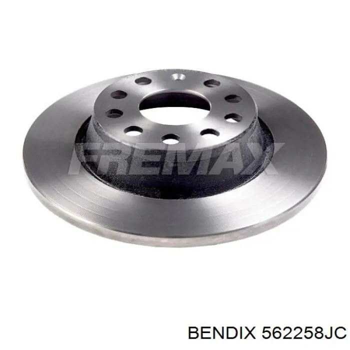 Задний тормозной диск Jurid/Bendix 562258JC цена, от 32.72 USD