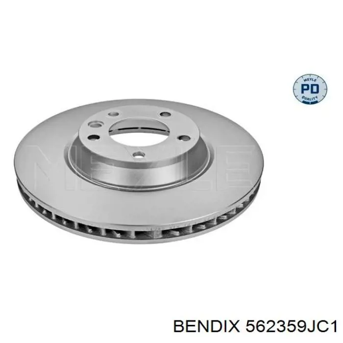 Передний тормозной диск Jurid/Bendix 562359JC1