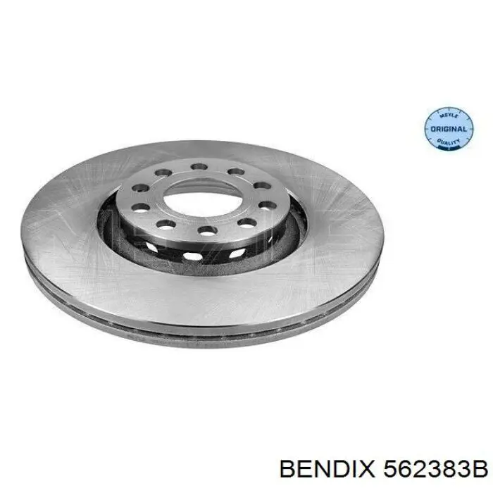562383B Jurid/Bendix диск тормозной передний