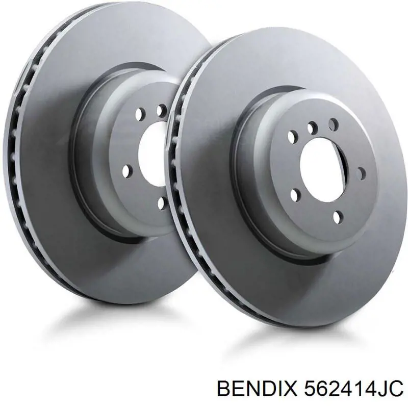 Передние тормозные диски 562414JC Jurid/Bendix