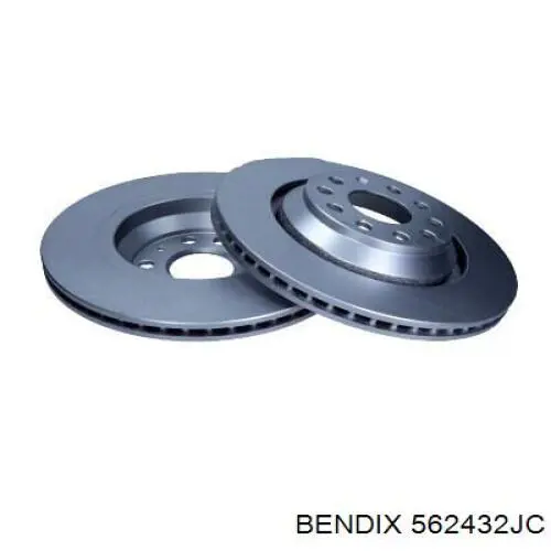 Задний тормозной диск Jurid/Bendix 562432JC цена, от 58.96 USD