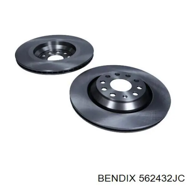 Тормозные диски 562432JC Jurid/Bendix