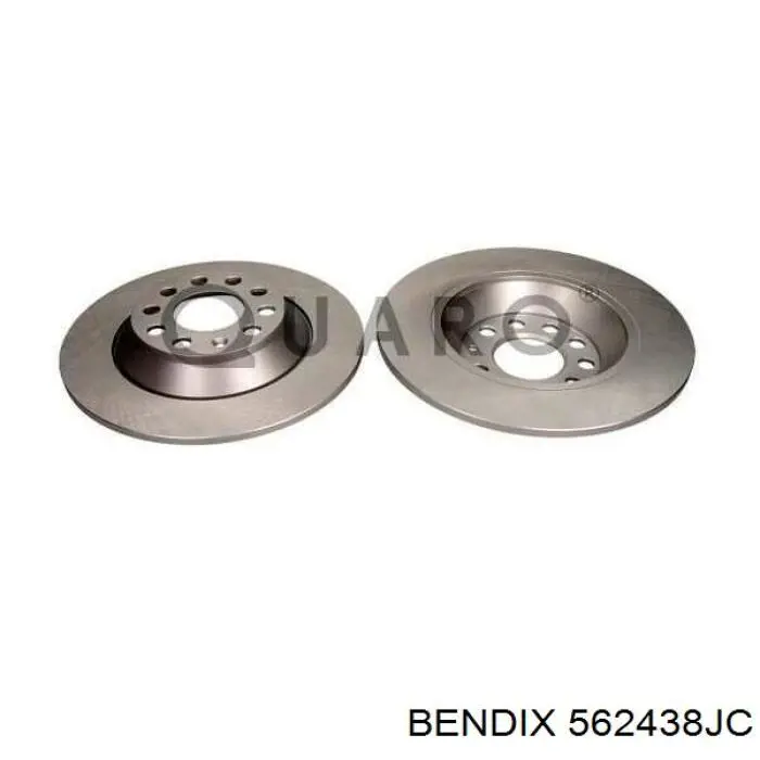 Тормозные диски 562438JC Jurid/Bendix