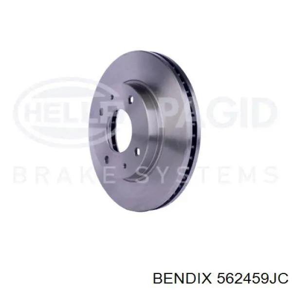 Тормоз дисковый передний Jurid/Bendix 562459JC цена, от 29.14 USD
