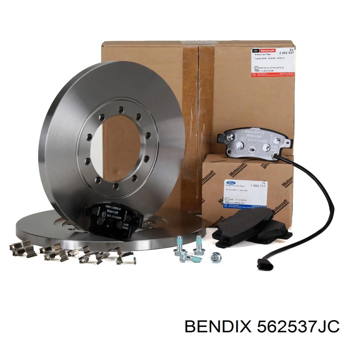 Задний дисковый тормоз Jurid/Bendix 562537JC