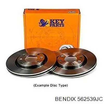 Тормоз дисковый передний Jurid/Bendix 562539JC цена, от 35.85 USD