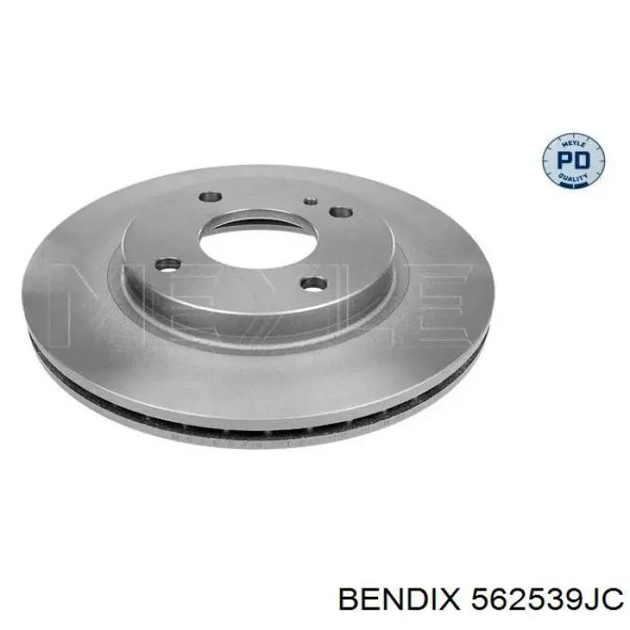 Передний тормозной диск Jurid/Bendix 562539JC