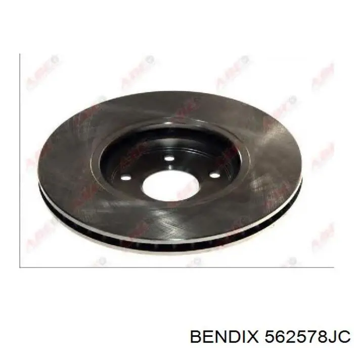 Передние тормозные диски 562578JC Jurid/Bendix
