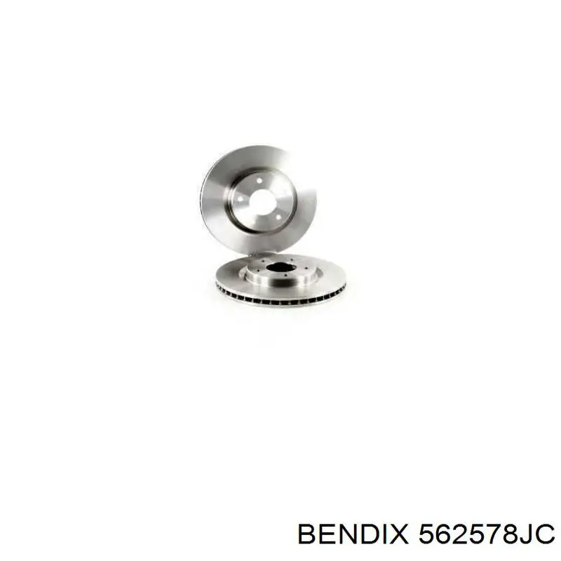 Тормоз дисковый передний Jurid/Bendix 562578JC цена, от 44.50 USD