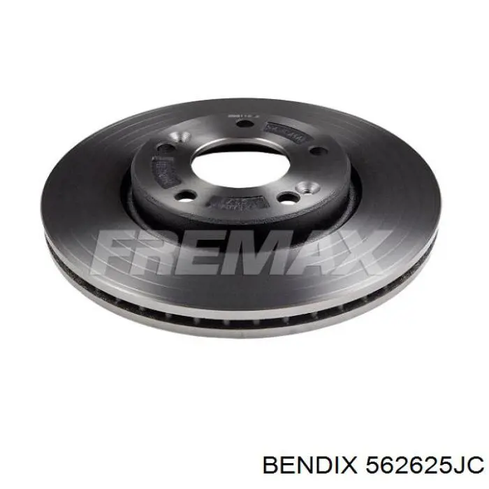 Передние тормозные диски 562625JC Jurid/Bendix