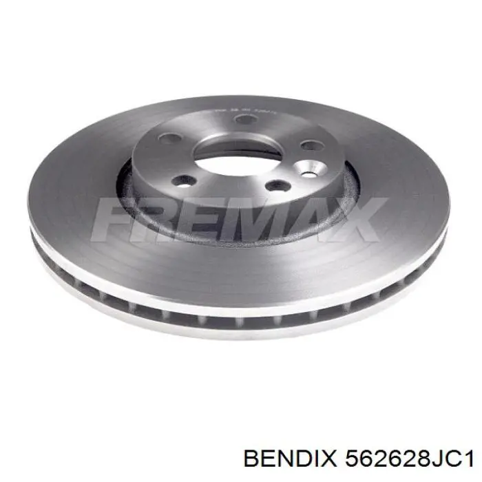 Передние тормозные диски 562628JC1 Jurid/Bendix