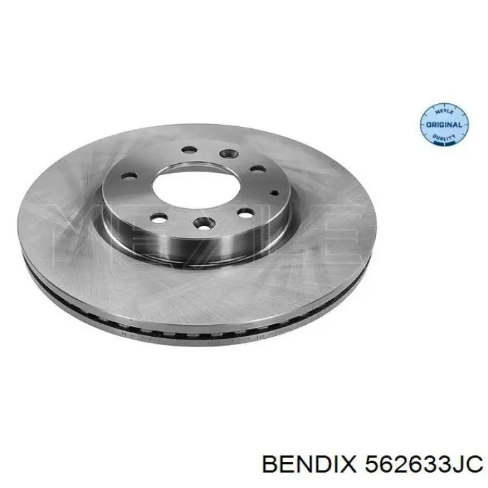 Передние тормозные диски 562633JC Jurid/Bendix