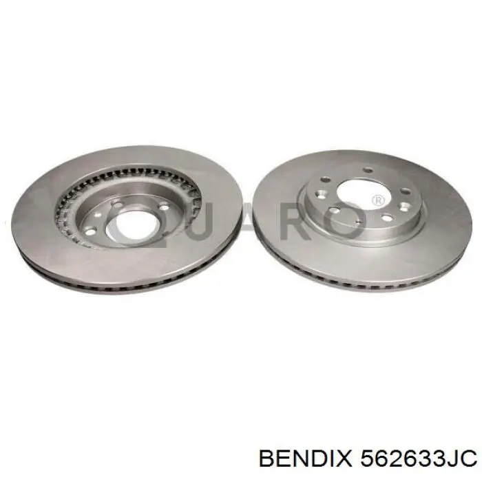 Передний тормозной диск Jurid/Bendix 562633JC