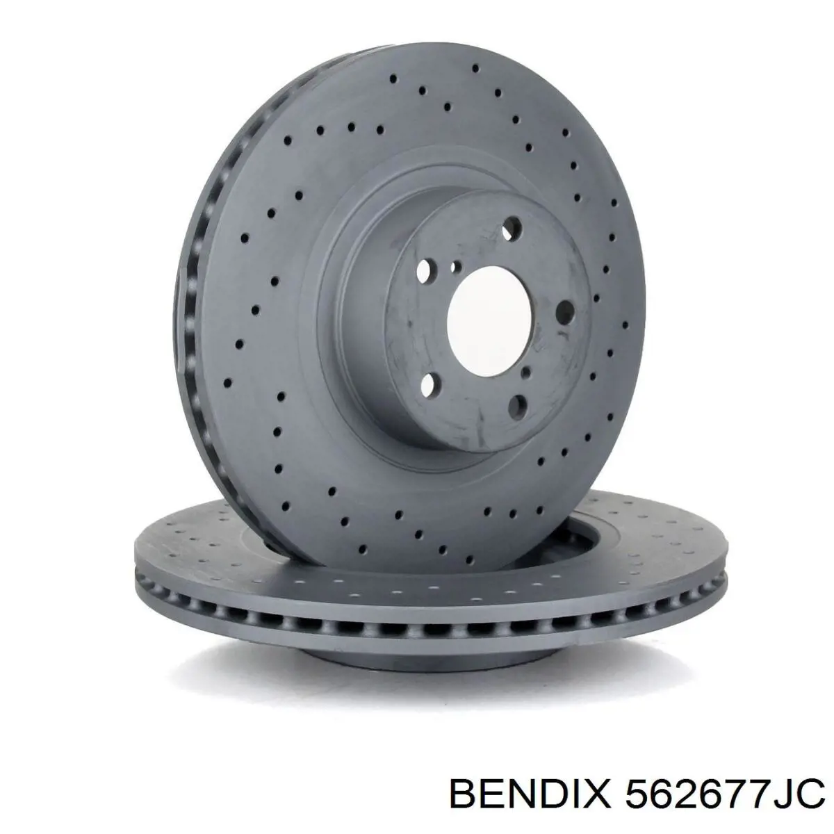 Передние тормозные диски 562677JC Jurid/Bendix