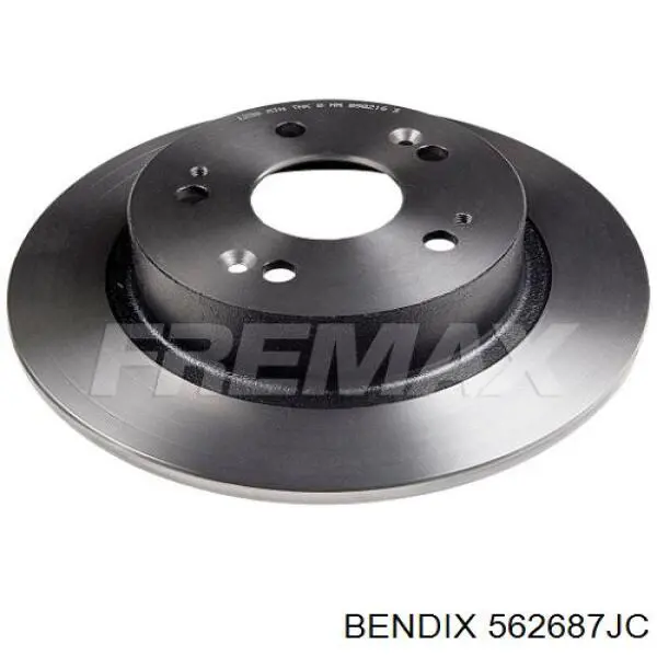 Тормозные диски 562687JC Jurid/Bendix
