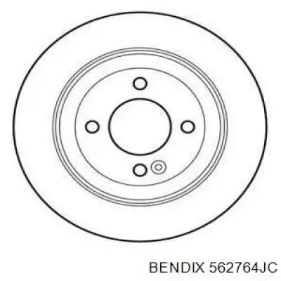 Тормозные диски 562764JC Jurid/Bendix