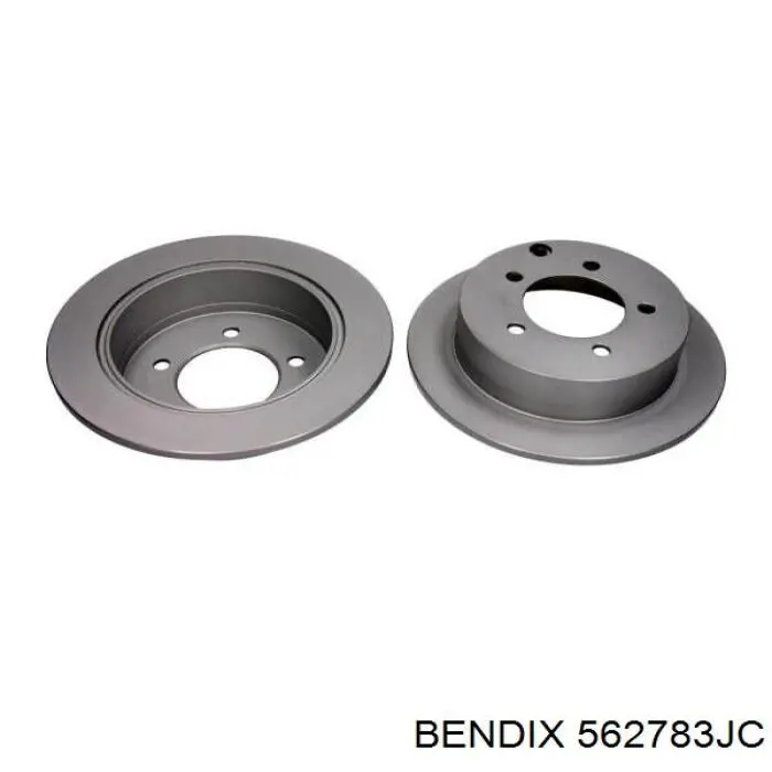 Тормозные диски 562783JC Jurid/Bendix