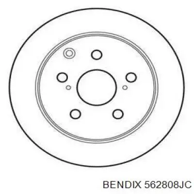 562808JC Jurid/Bendix тормозные диски