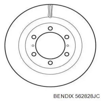 Купить 562828JC Jurid/Bendix Ротор тормозной