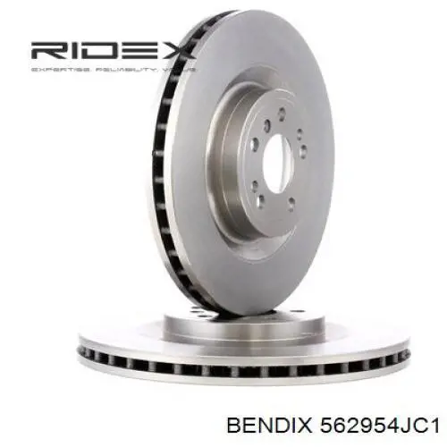 Тормоз дисковый передний Jurid/Bendix 562954JC1 цена, от 102.91 USD