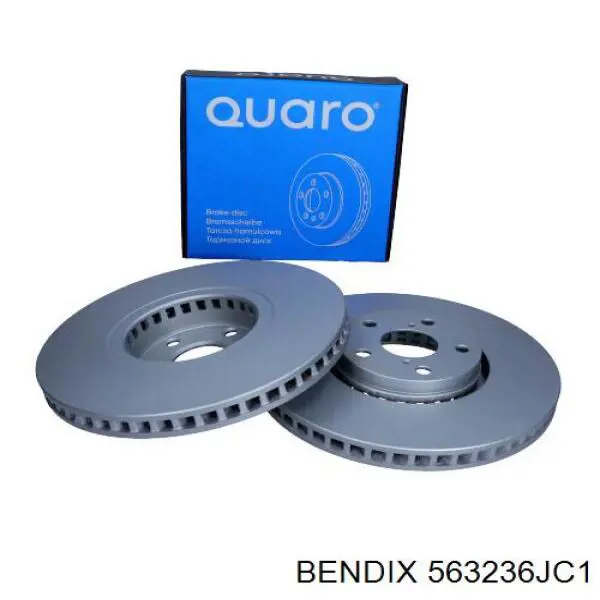 Передние тормозные диски JBR1392XPR Power Stop