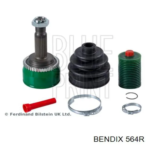 Купить 564R Jurid/Bendix Задние барабанные тормозные колодки