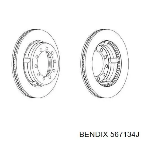 09535110 Brembo Диск тормозной передний