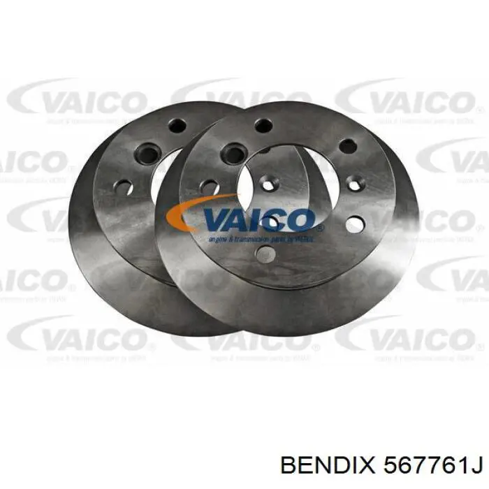 Купить 567761J Jurid/Bendix Диск тормозной задний