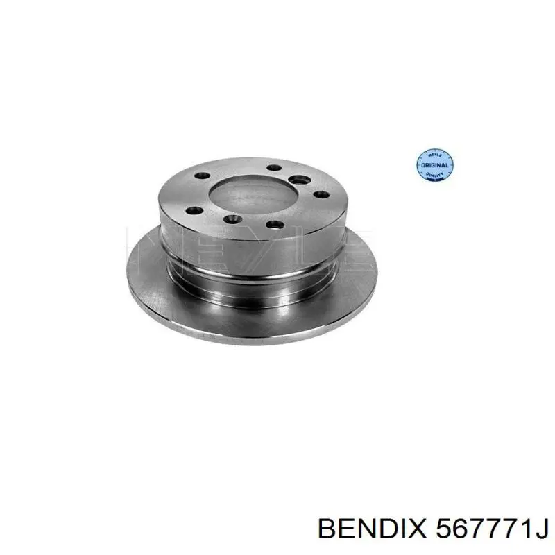 Тормозные диски 567771J Jurid/Bendix