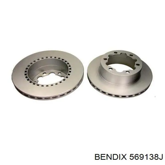 Задний дисковый тормоз Jurid/Bendix 569138J
