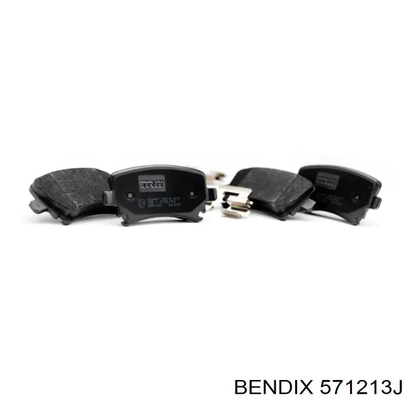 GDB256 TRW Колодки передние