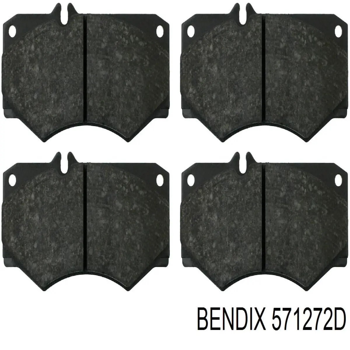 571272D Jurid/Bendix Колодки передние