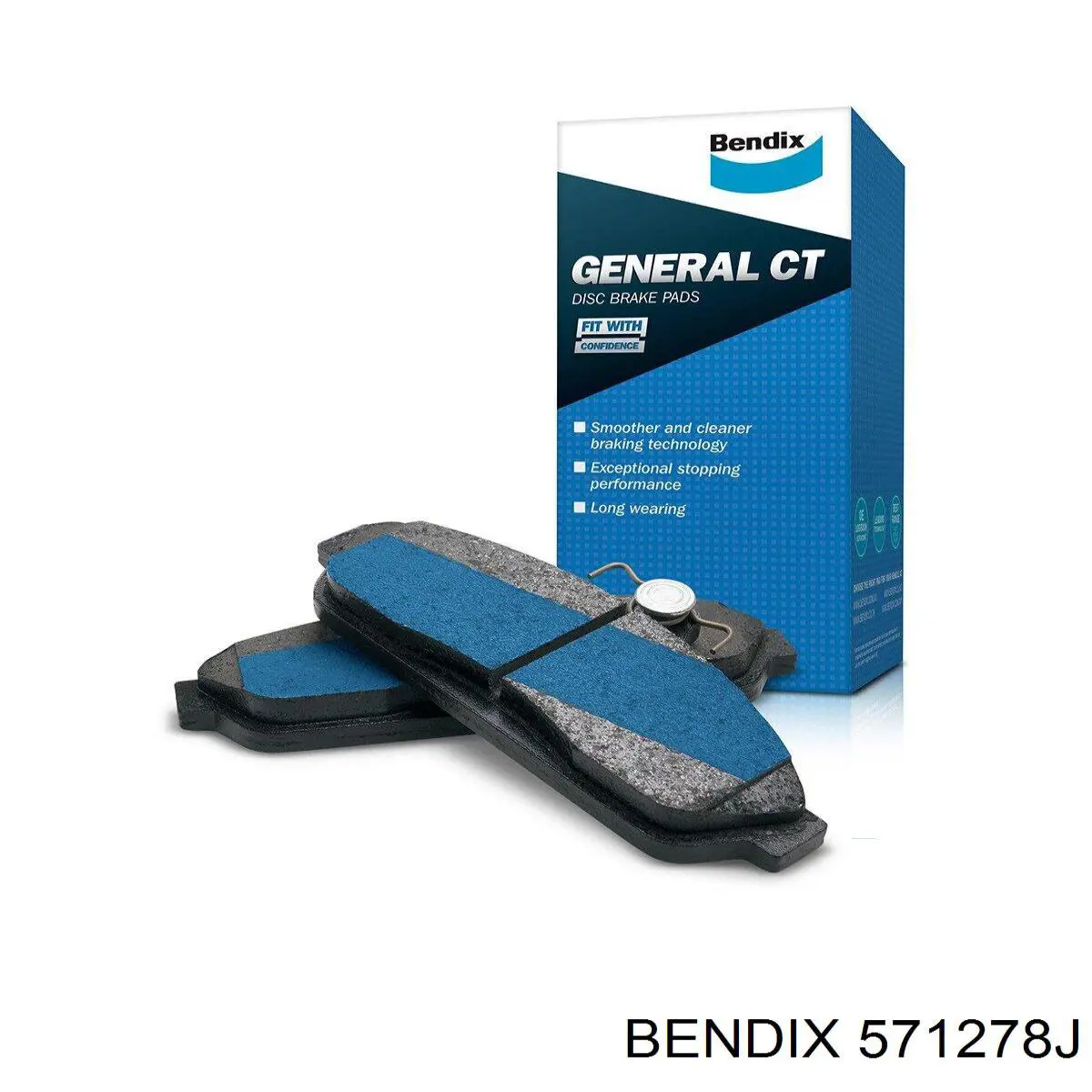Передние тормозные колодки 571278J Jurid/Bendix