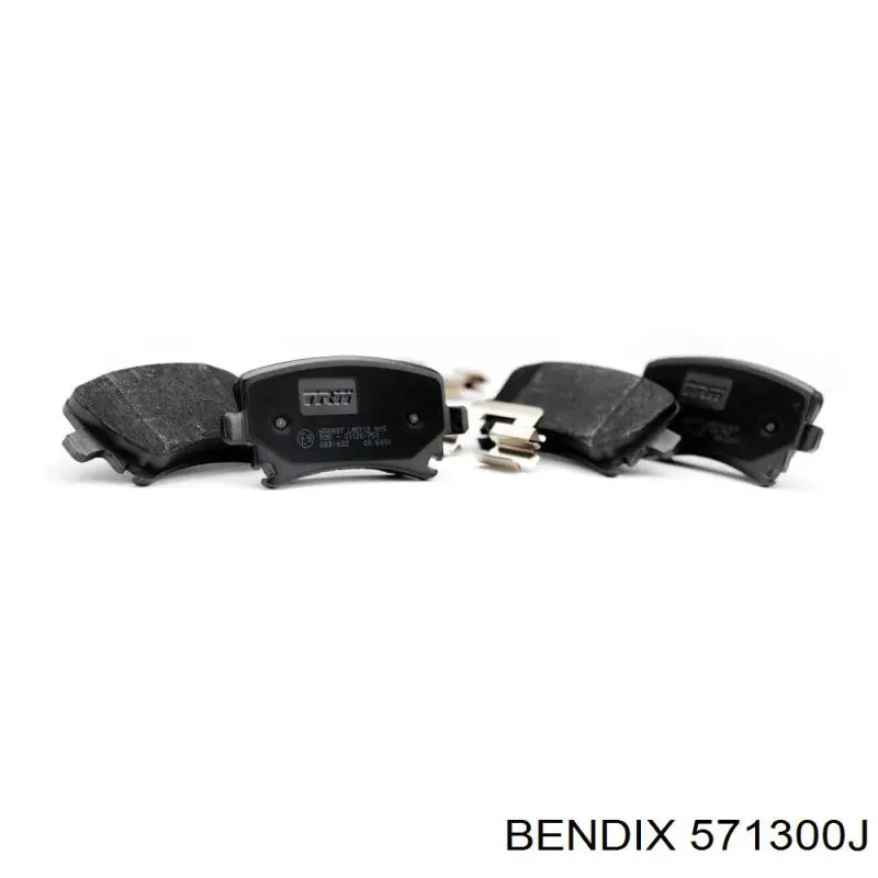 Задние дисковые колодки Jurid/Bendix 571300J