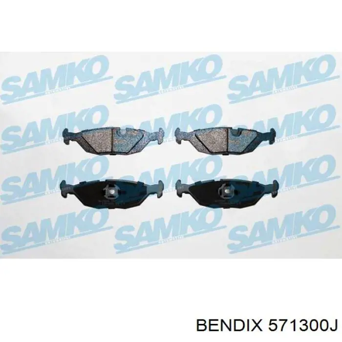 Купить 571300J Jurid/Bendix Колодки тормозные задние, дисковые