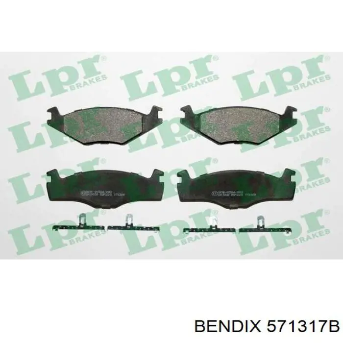Колодки Jurid/Bendix 571317B цена, от 11.25 USD