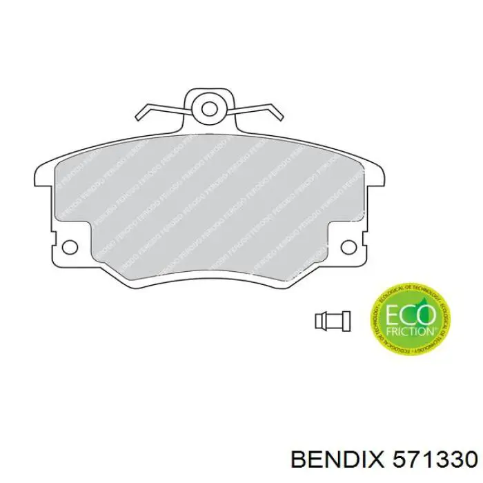 Колодки Jurid/Bendix 571330 цена, от 12.82 USD