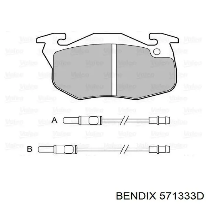Колодки Jurid/Bendix 571333D цена, от 12.85 USD