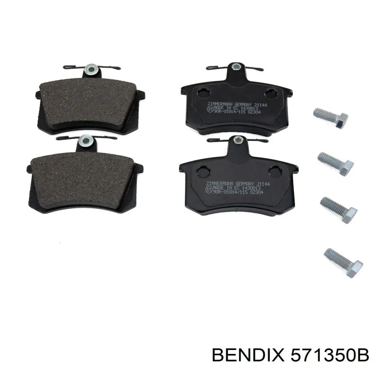 571350B Jurid/Bendix Колодки тормозные дисковые комплект