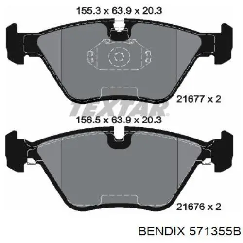 Колодки Jurid/Bendix 571355B цена, от 19.02 USD