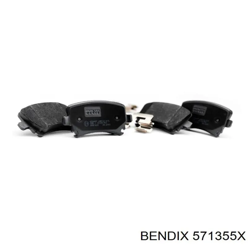 Тормозные колодки Jurid/Bendix 571355X