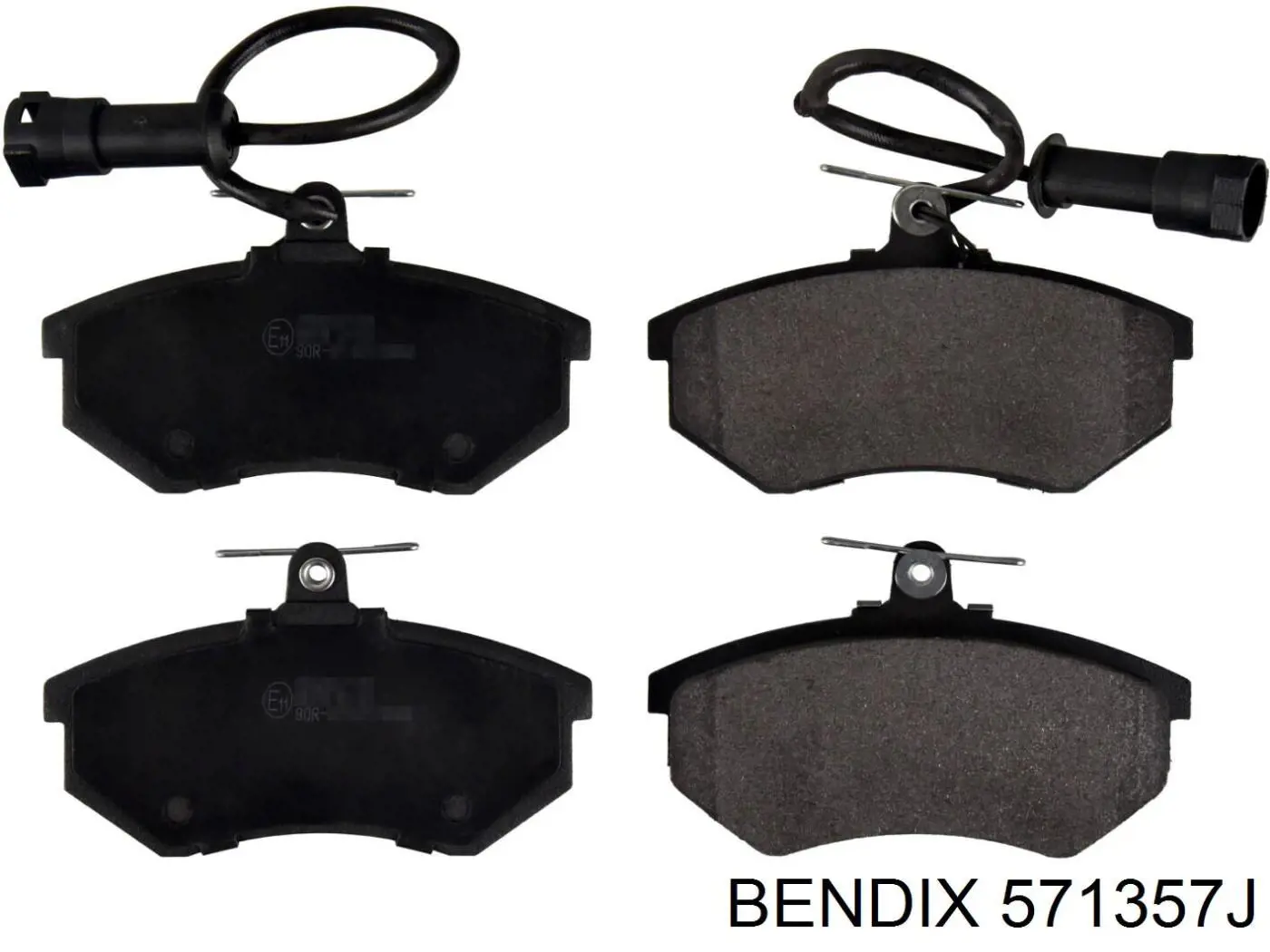 Передние тормозные колодки 571357J Jurid/Bendix