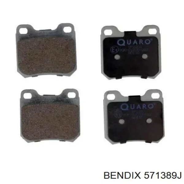 571389J Jurid/Bendix Колодки тормозные дисковые комплект