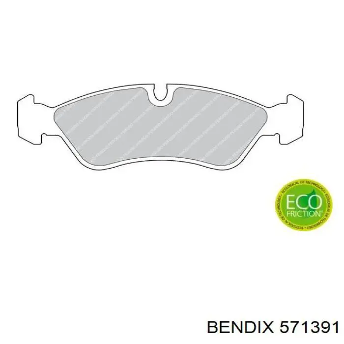 Купить 571391 Jurid/Bendix Колодки тормозные