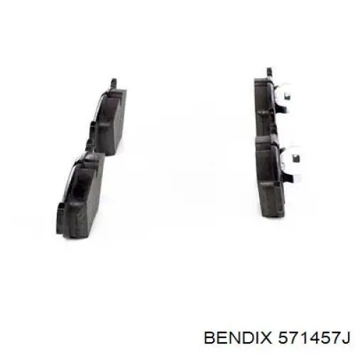 Купить 571457J Jurid/Bendix Колодки тормозные