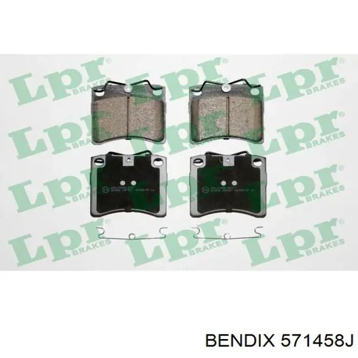 Купить 571458J Jurid/Bendix Колодки тормозные