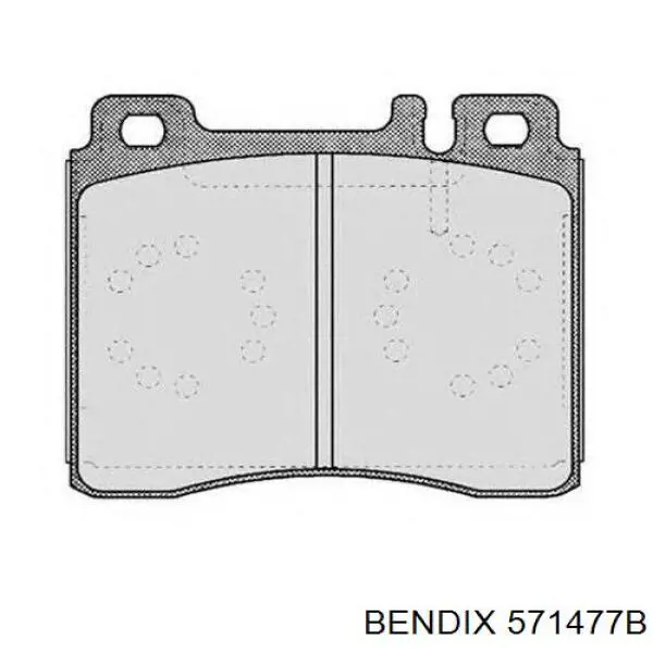 Тормозные колодки Jurid/Bendix 571477B