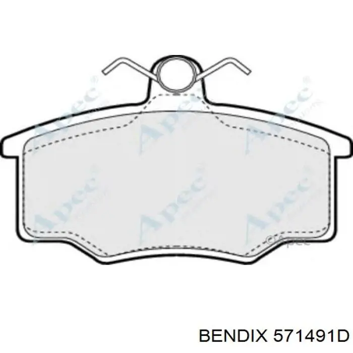 Купить 571491D Jurid/Bendix Колодки тормозные
