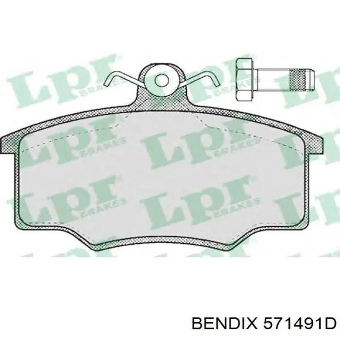 Колодки Jurid/Bendix 571491D цена, от 14.21 USD